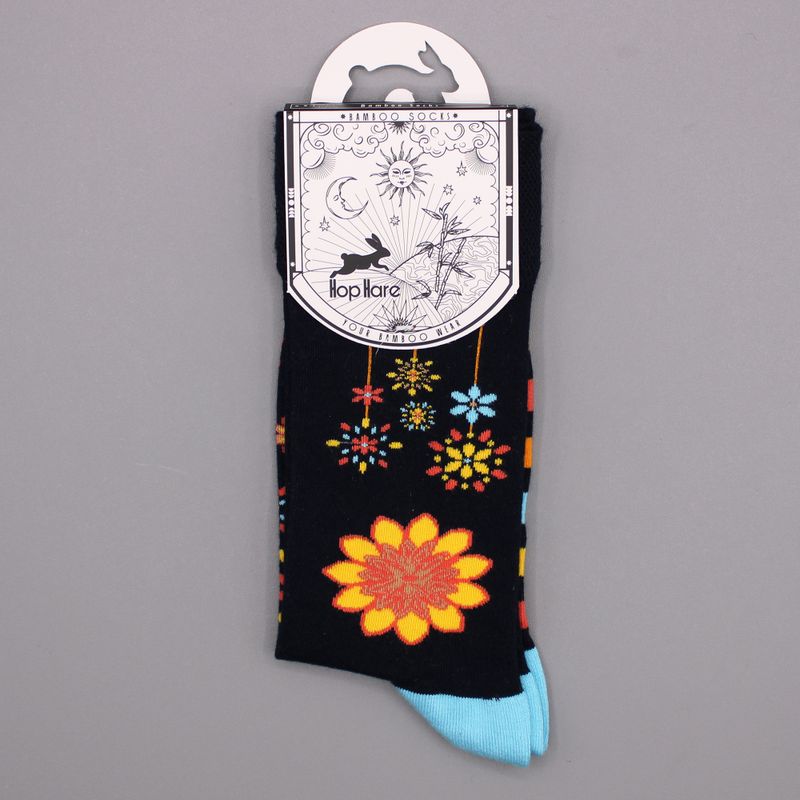 Hop Hare Bambussocken (36-40) - Mandala-Blumen