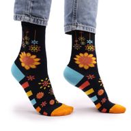 Hop Hare Bambussocken (36-40) - Mandala-Blumen