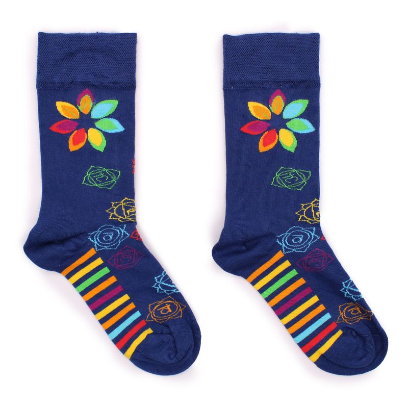 Hop Hare Bambussocken (36-40) - Regenbogen-Chakra