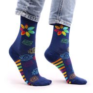 Hop Hare Bambussocken (36-40) - Regenbogen-Chakra