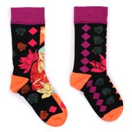 Hop Hare Bambussocken  (36-40) - Rosa Buddha & Lotus