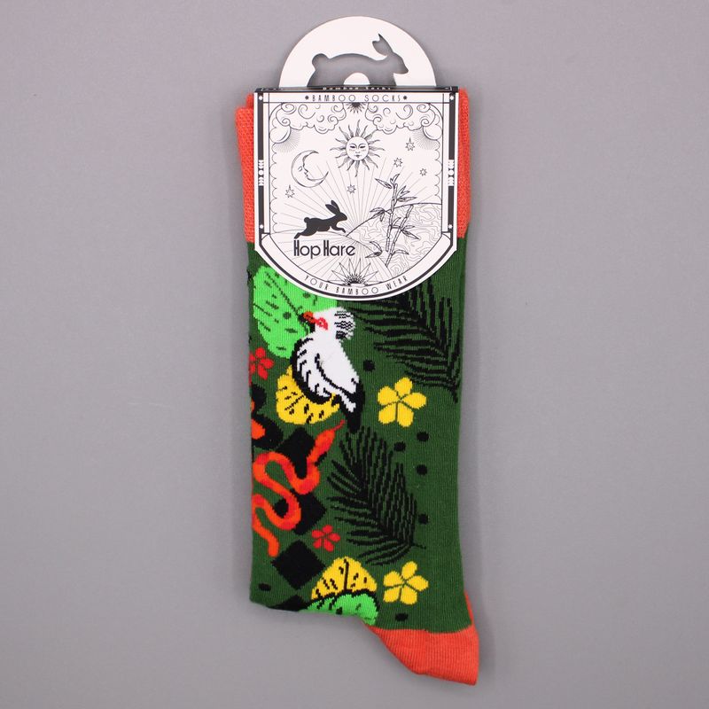 Hop Hare Bambussocken  (36-40) - Bali-Dschungel