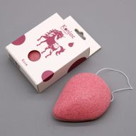 Tropfenförmiger Konjac-Schwamm -Rose - Anti-Aging
