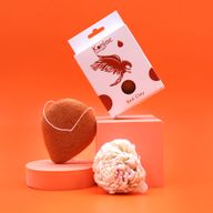 Tropfenförmiger Konjac-Schwamm -Roter Ton - Verjüngend