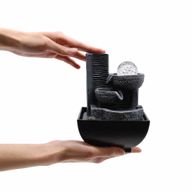 Tischwasserspiel – 18 cm – entspannende Ausgießtöpfe