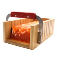 Seifenschneider-Set aus Holz – gewellter und gerader Ausstecher