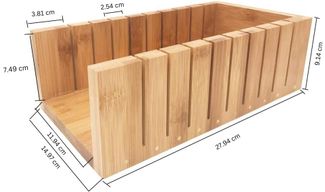 Seifenschneider-Set aus Holz – gewellter und gerader Ausstecher