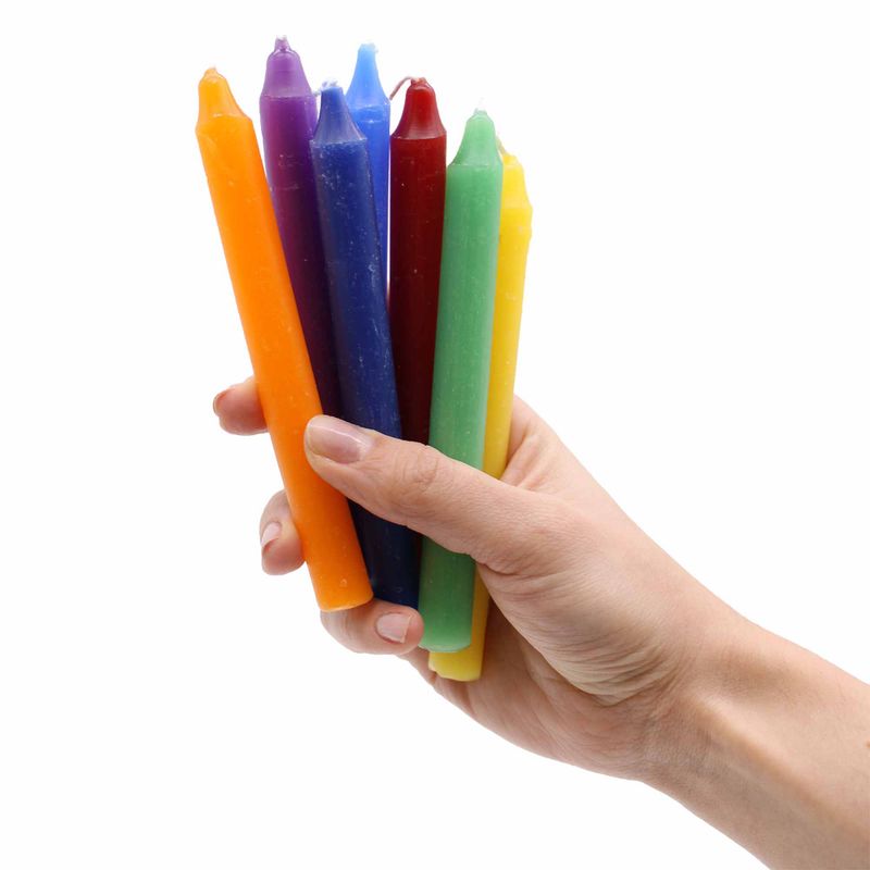 Set mit 10 Zauberkerzen - Schutz