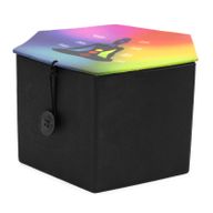 Yin & Yang Klangschalen-Set – Weiß/Lila 10,7 cm