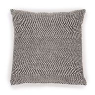 Klassischer Kissenbezug – Herringbone Fine Grey – 40 x 40 cm