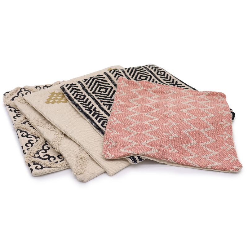 Klassischer Kissenbezug – Herringbone Fine Grey – 40 x 40 cm