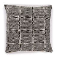 Klassischer Kissenbezug – Quadrate grau – 40 x 40 cm