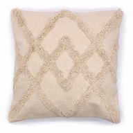 Klassischer Kissenbezug – Creme Lux Criss-Cross – 45 x 45 cm