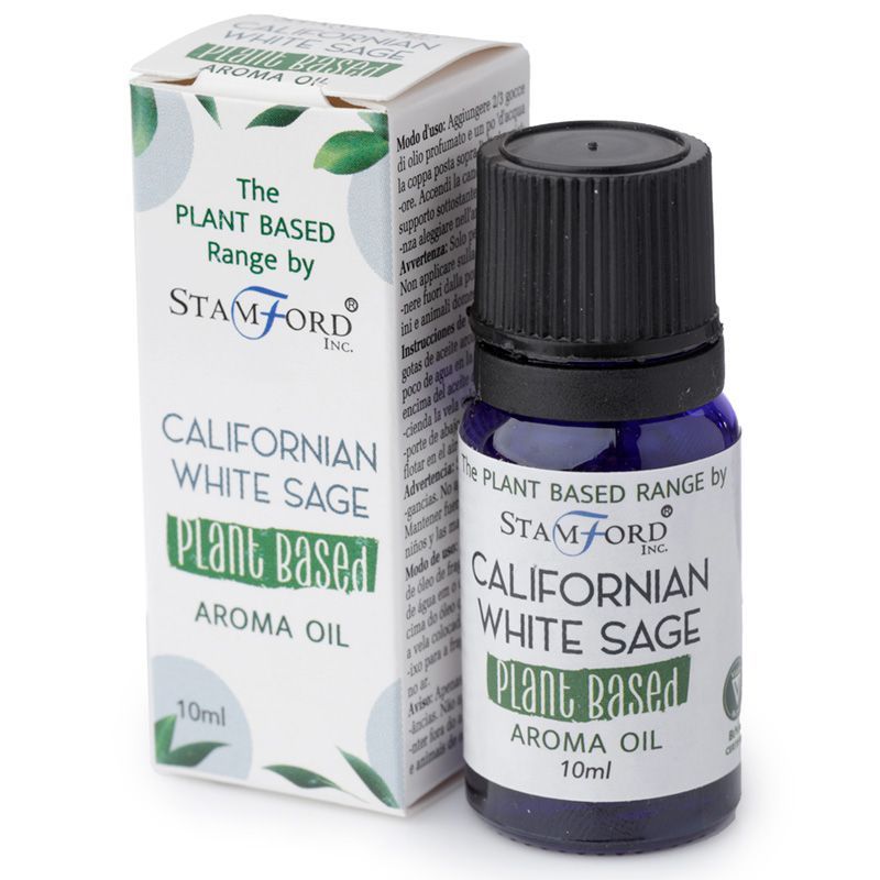 Packung mit 6 Aromaölen auf pflanzlicher Basis - Kalifornischer Weißer Salbei