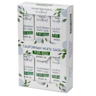 Packung mit 6 Aromaölen auf pflanzlicher Basis - Kalifornischer Weißer Salbei