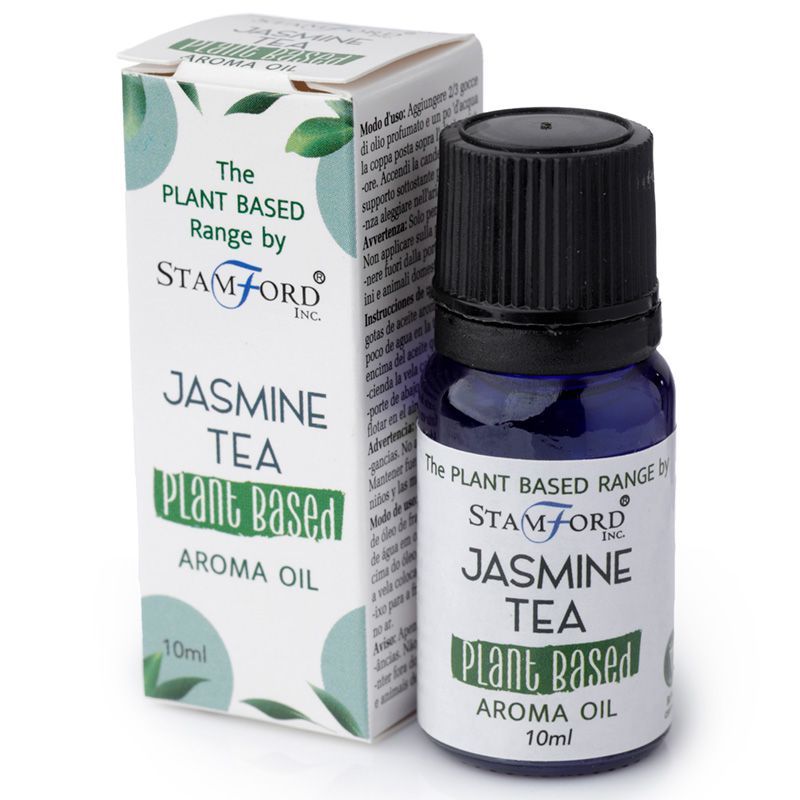 Packung mit 6 Aromaölen auf Pflanzenbasis - Jasmintee