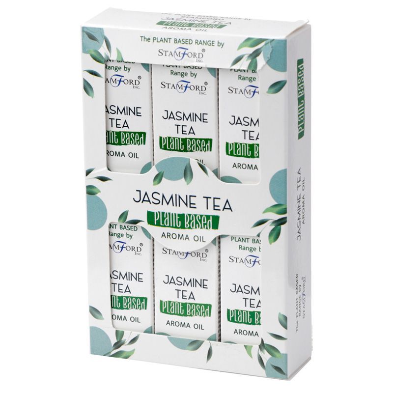 Packung mit 6 Aromaölen auf Pflanzenbasis - Jasmintee