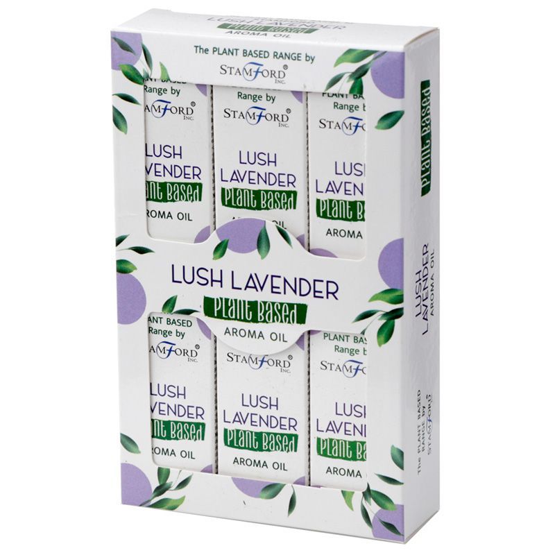 Packung mit 6 Aromaölen auf pflanzlicher Basis - Üppiger Lavendel