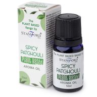 Packung mit 6 pflanzlichen Aromaölen – würziges Patschuli