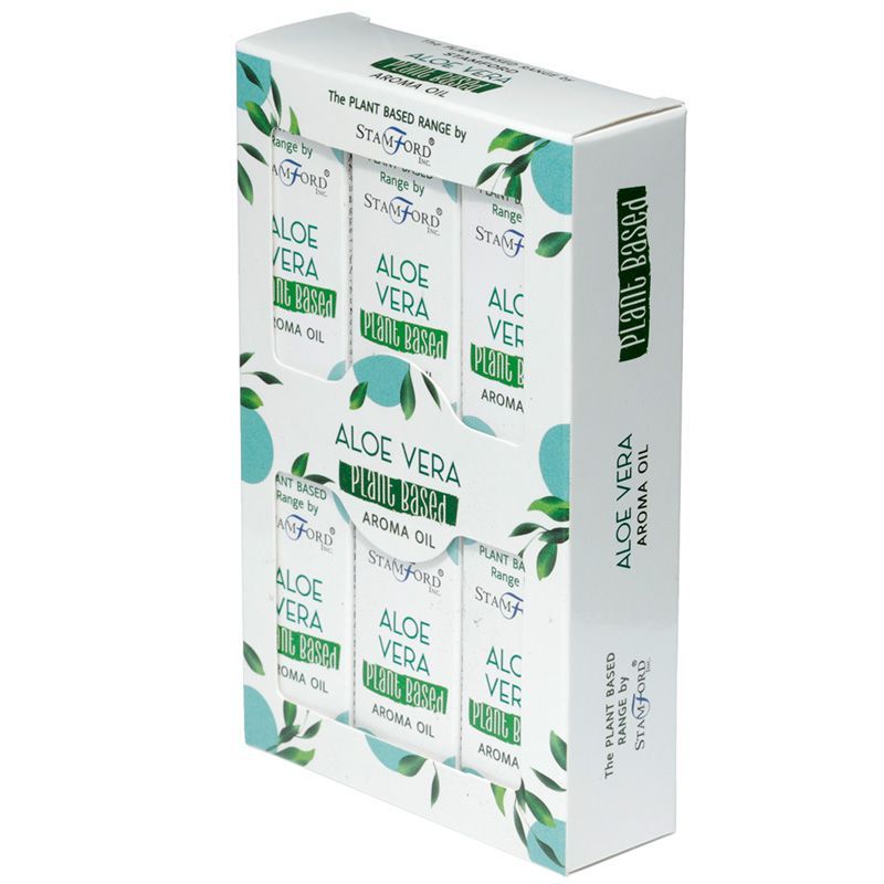Packung mit 6 pflanzlichen Aromaölen - Aloe Vera