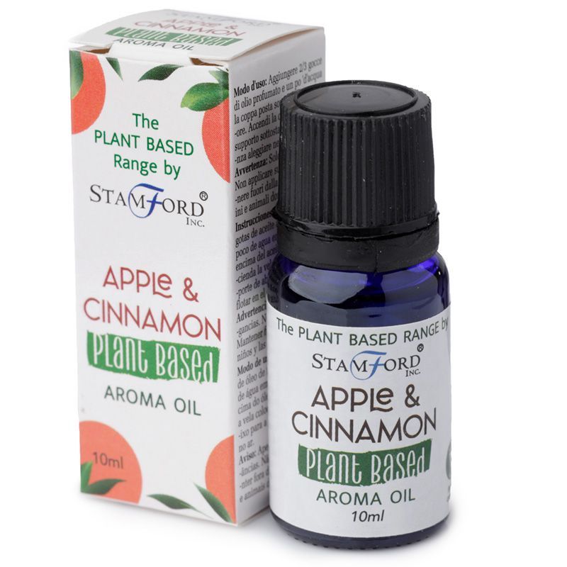 Packung mit 6 pflanzlichen Aromaölen - Apfel-Zimt