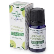 Packung mit 6 pflanzlichen Aromaölen - Citronella Lemon Grass