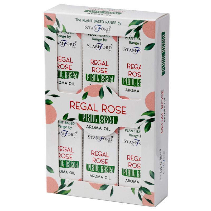 Packung mit 6 Aromaölen auf Pflanzenbasis - Regal Rose