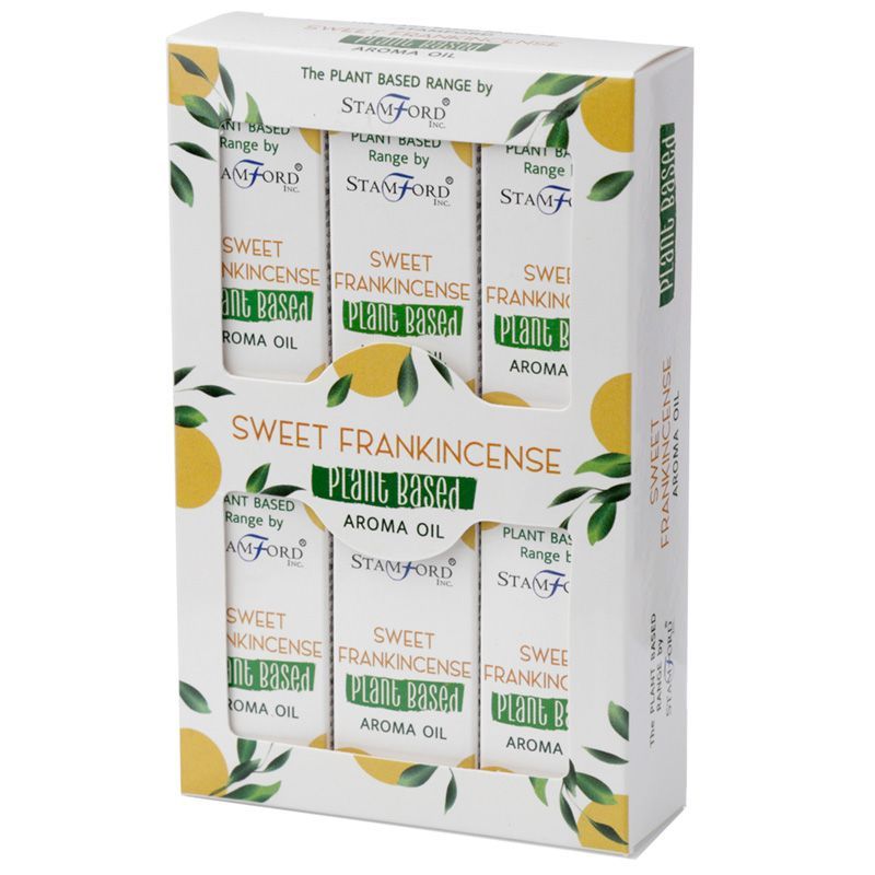 Packung mit 6 Aromaölen auf Pflanzenbasis - Süßer Weihrauch
