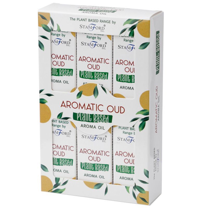 Packung mit 6 Aromaölen auf Pflanzenbasis - Aromatisches Oud