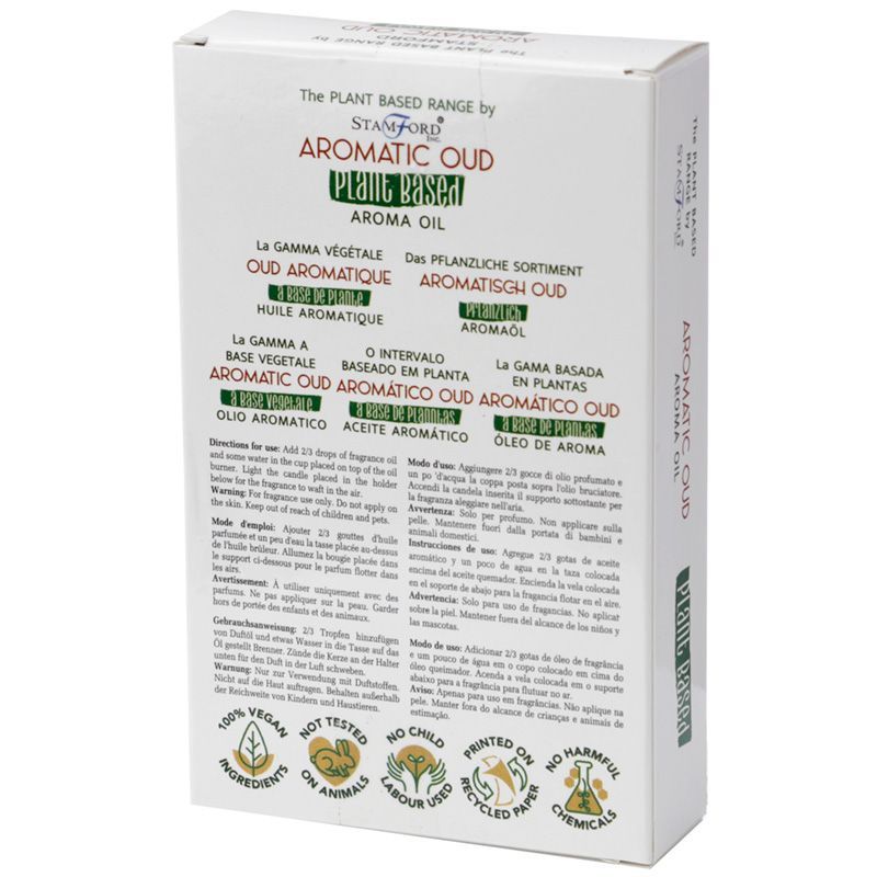 Packung mit 6 Aromaölen auf Pflanzenbasis - Aromatisches Oud