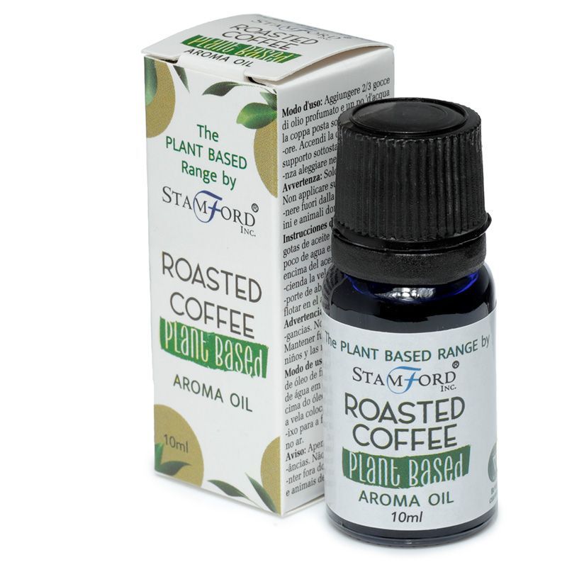 Packung mit 6 Aromaölen auf pflanzlicher Basis - Röstkaffee
