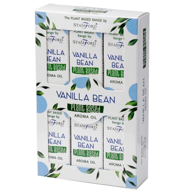 Packung mit 6 pflanzlichen Aromaölen - Vanilleschote