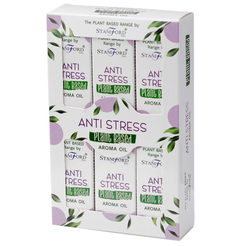Packung mit 6 Aromaölen auf Pflanzenbasis - Anti-Stress