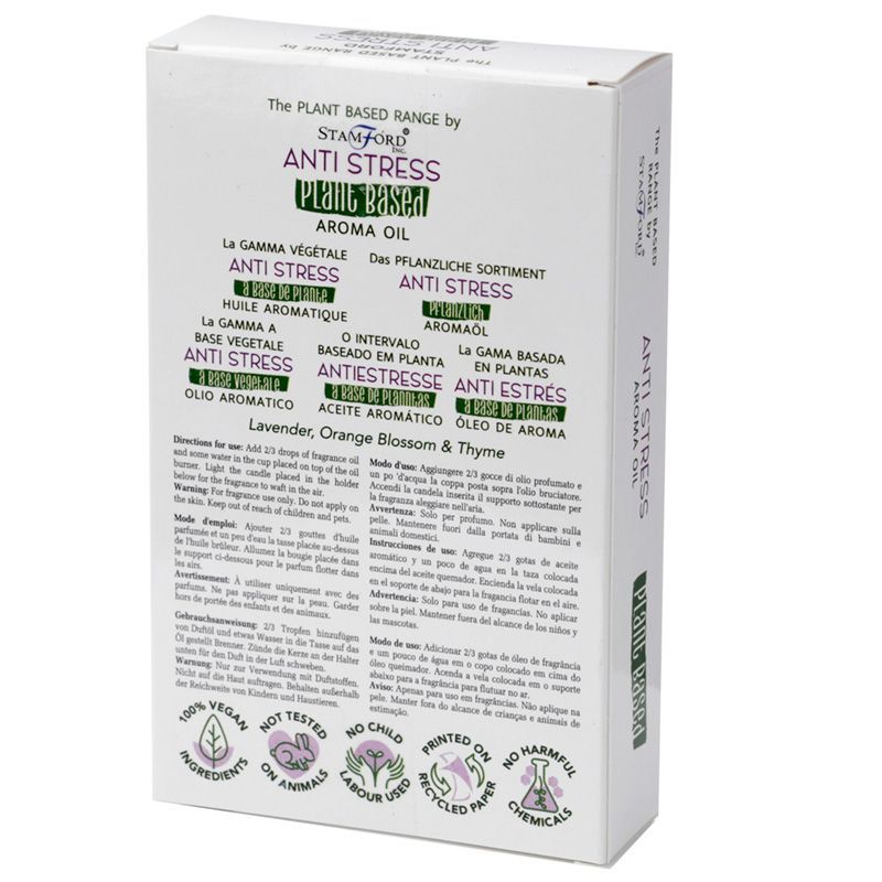Packung mit 6 Aromaölen auf Pflanzenbasis - Anti-Stress