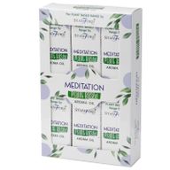 Packung mit 6 Aromaölen auf Pflanzenbasis - Meditation