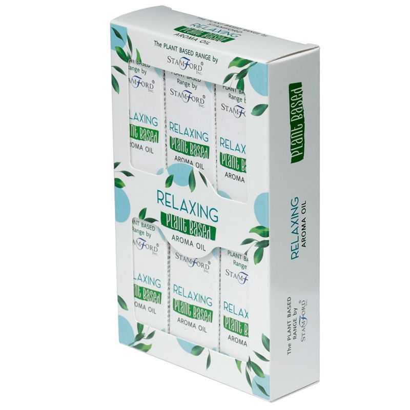 Packung mit 6 Aromaölen auf Pflanzenbasis - Entspannend