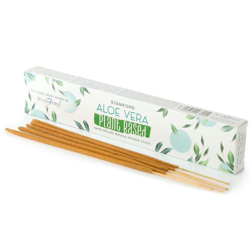 Packung mit 6 pflanzlichen Masala-Räucherstäbchen - Aloe Vera