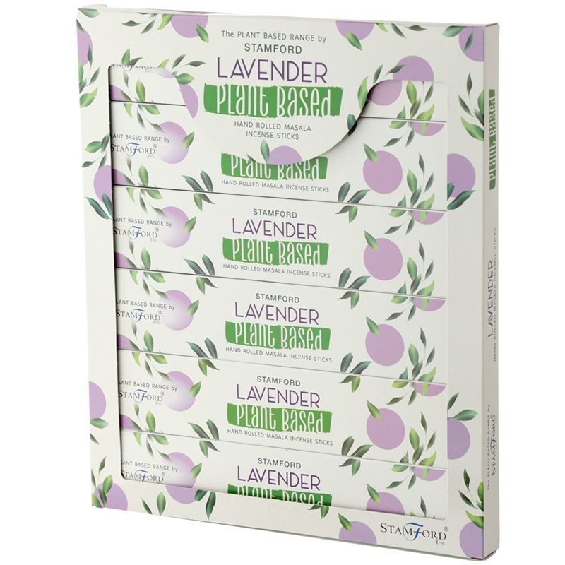 Packung mit 6 pflanzlichen Masala-Räucherstäbchen – Lavendel