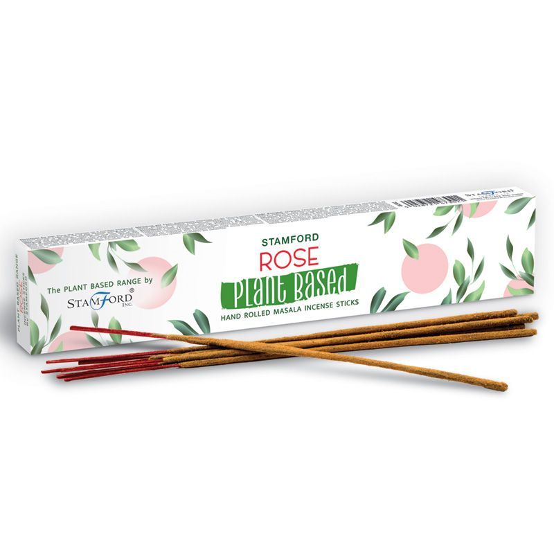 Packung mit 6 pflanzlichen Masala-Räucherstäbchen – Rose