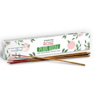 Packung mit 6 pflanzlichen Masala-Räucherstäbchen – Rose