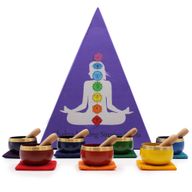 Chakra Pyramid Klangschalen Geschenkset