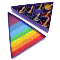 Chakra Pyramid Klangschalen Geschenkset