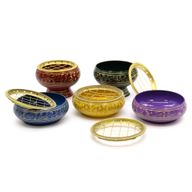 Chakra Hohes Räuchergefäß aus Holzkohle – Hals