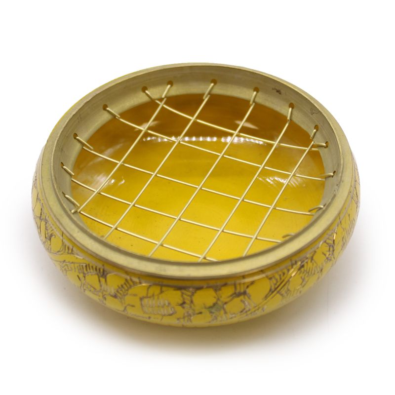 Chakra-Holzkohle-Räuchergefäß – Solarplexus