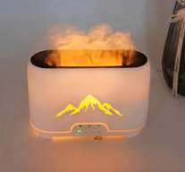 Himalaya Aroma Diffuser - USB-C - Fernbedienung - Flammeneffekt