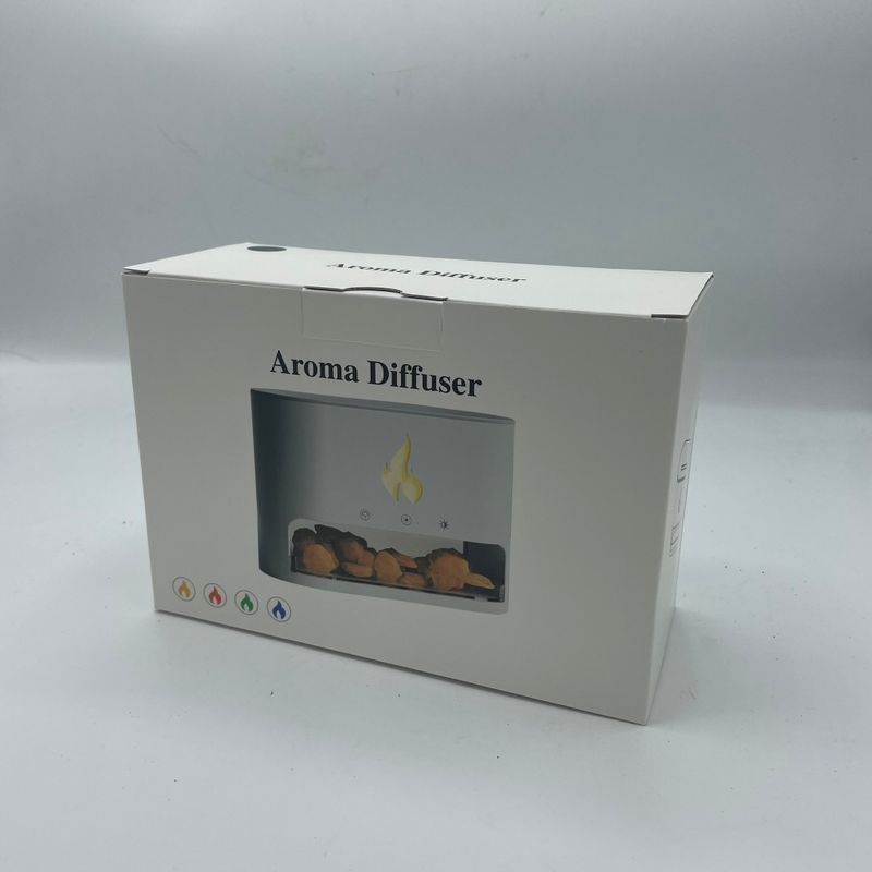 Blaze Aroma Diffuser – Himalaya-Salzkammer – USB-C – Flammeneffekt (Salz nicht enthalten)