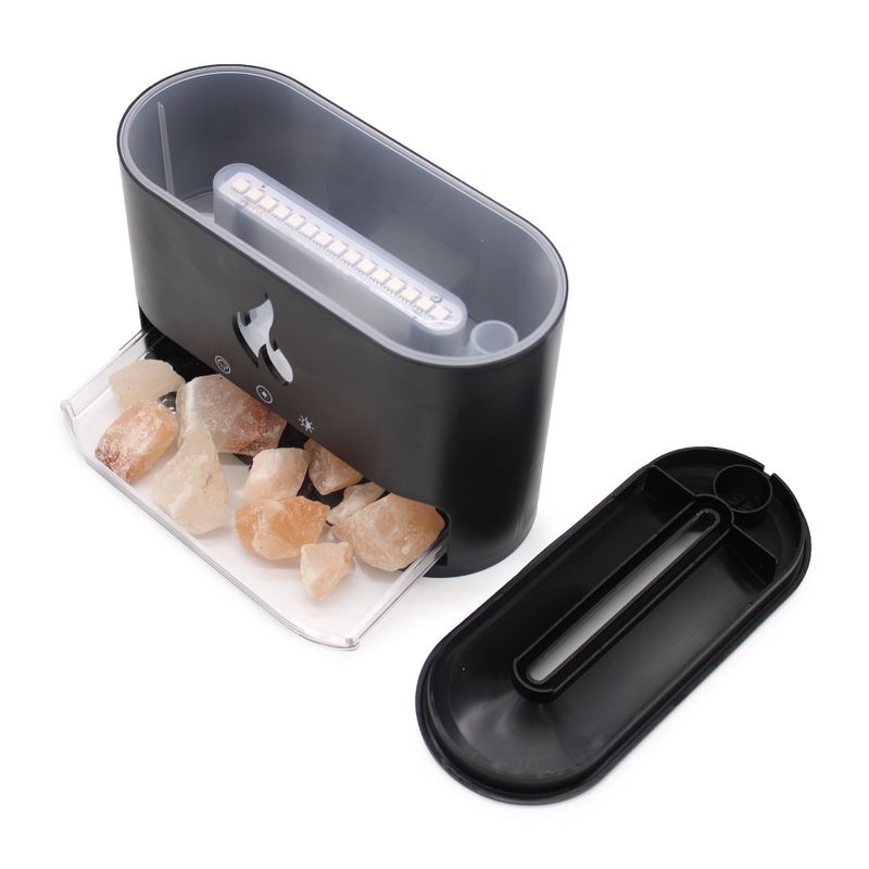 Blaze Aroma Diffuser – Himalaya-Salzkammer – USB-C – Flammeneffekt (Salz nicht enthalten)