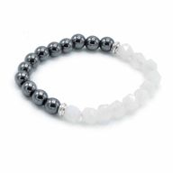 Facettiertes Edelsteinarmband - Magnetischer Rosenquarz