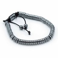 Magnetisches Hämatit Shamballa Armband - Kreise