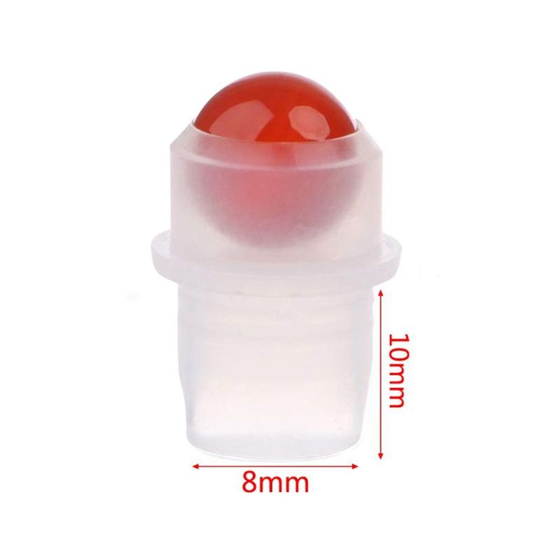 Edelstein-Rollspitze für 5-ml-Flasche – Roter Jaspis